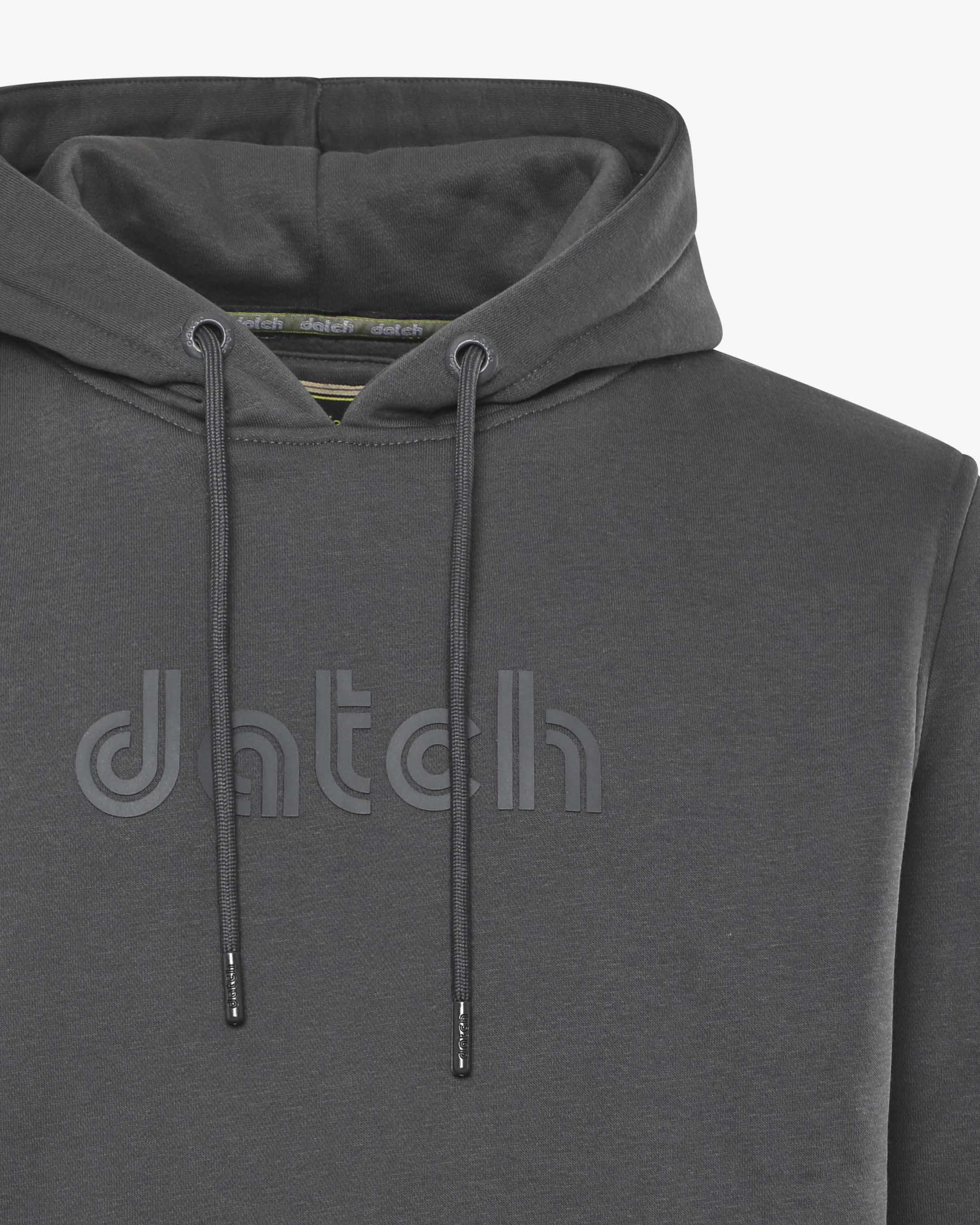 Felpa con cappuccio e logo centrale