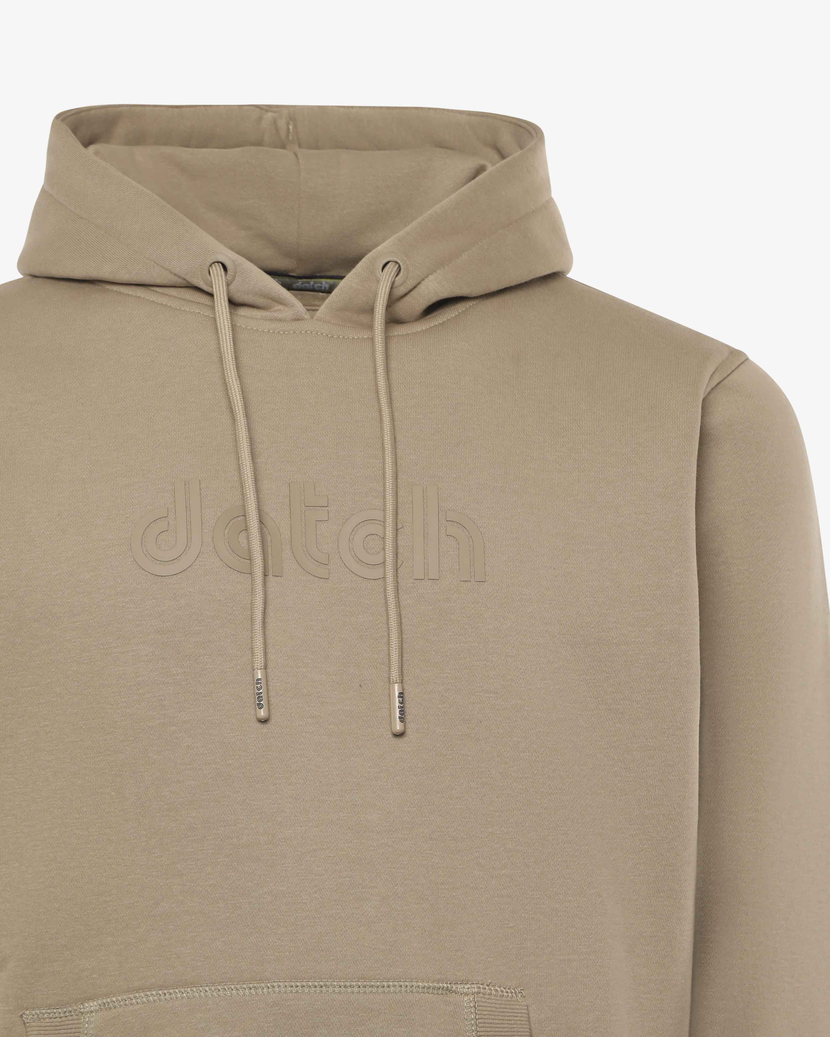 Felpa con cappuccio e logo centrale