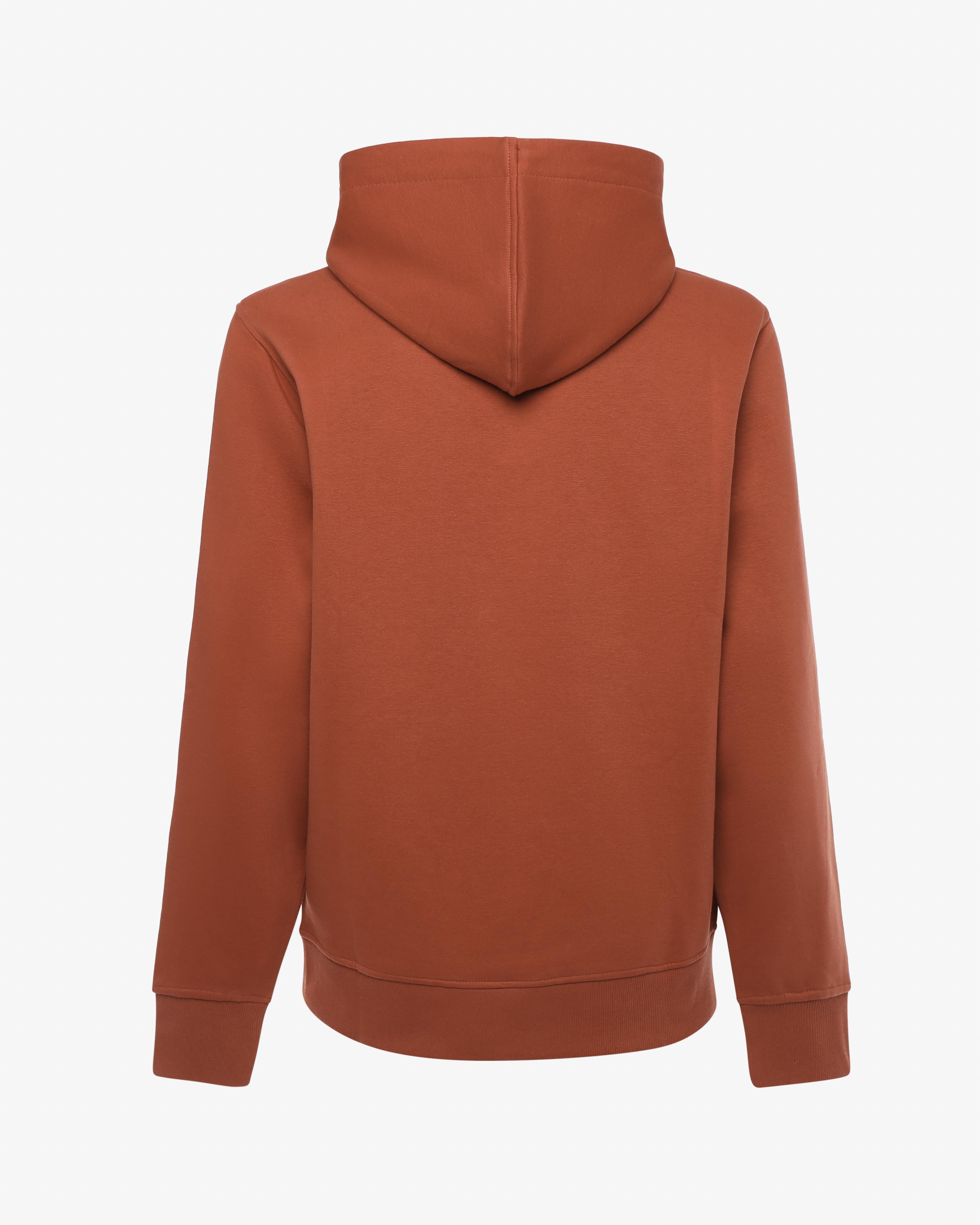 Felpa con cappuccio e logo centrale