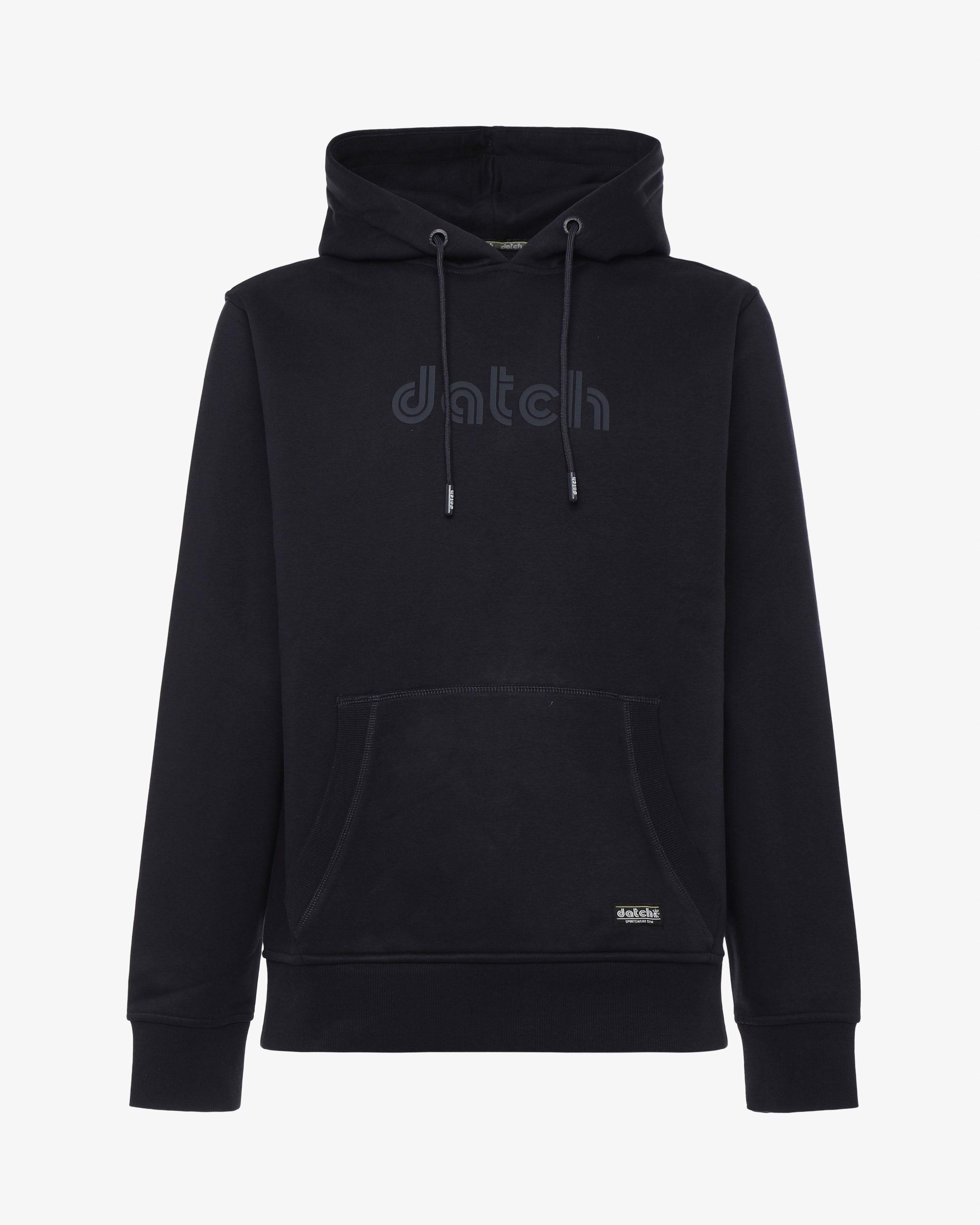 Felpa con cappuccio e logo centrale