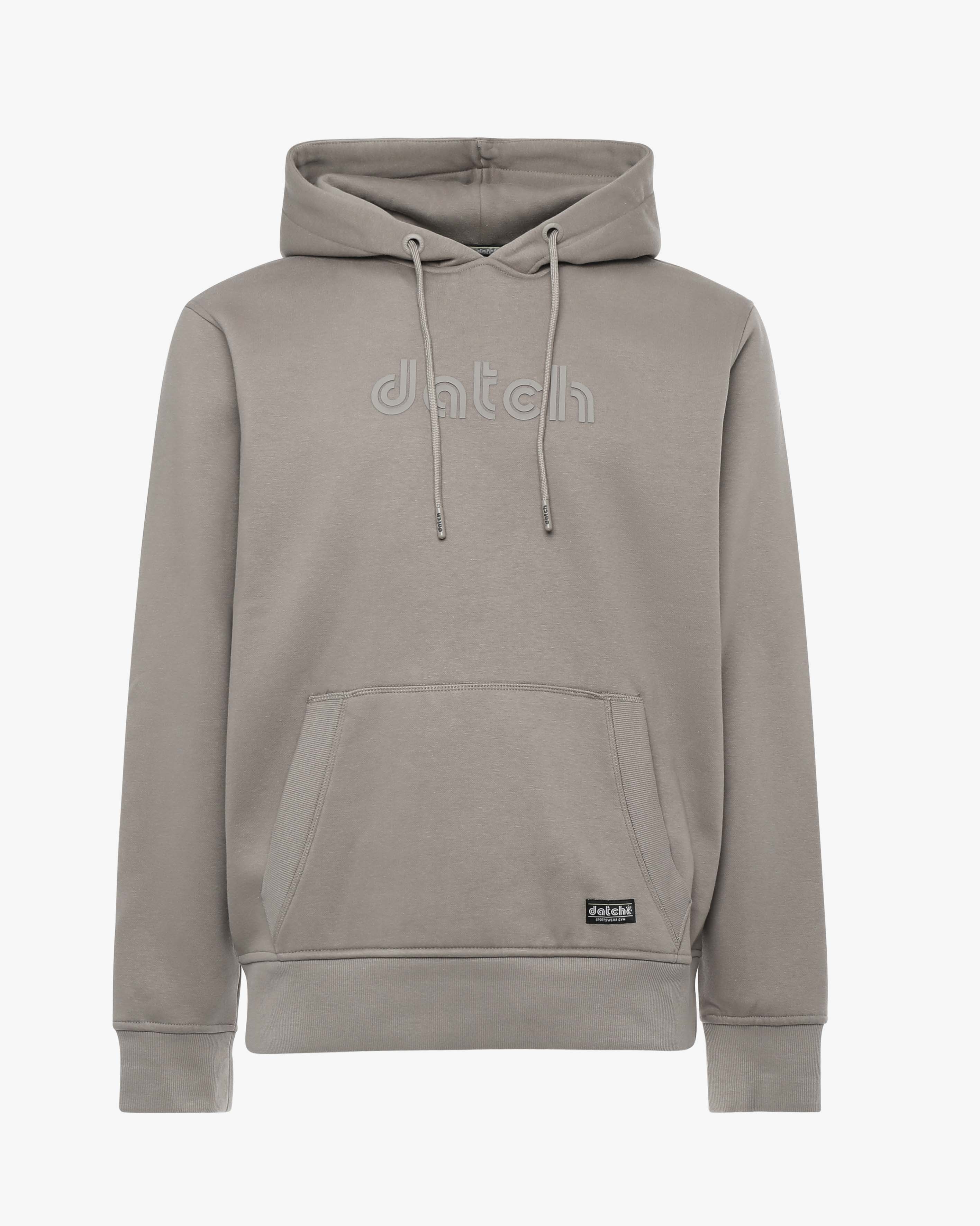 Felpa con cappuccio e logo centrale