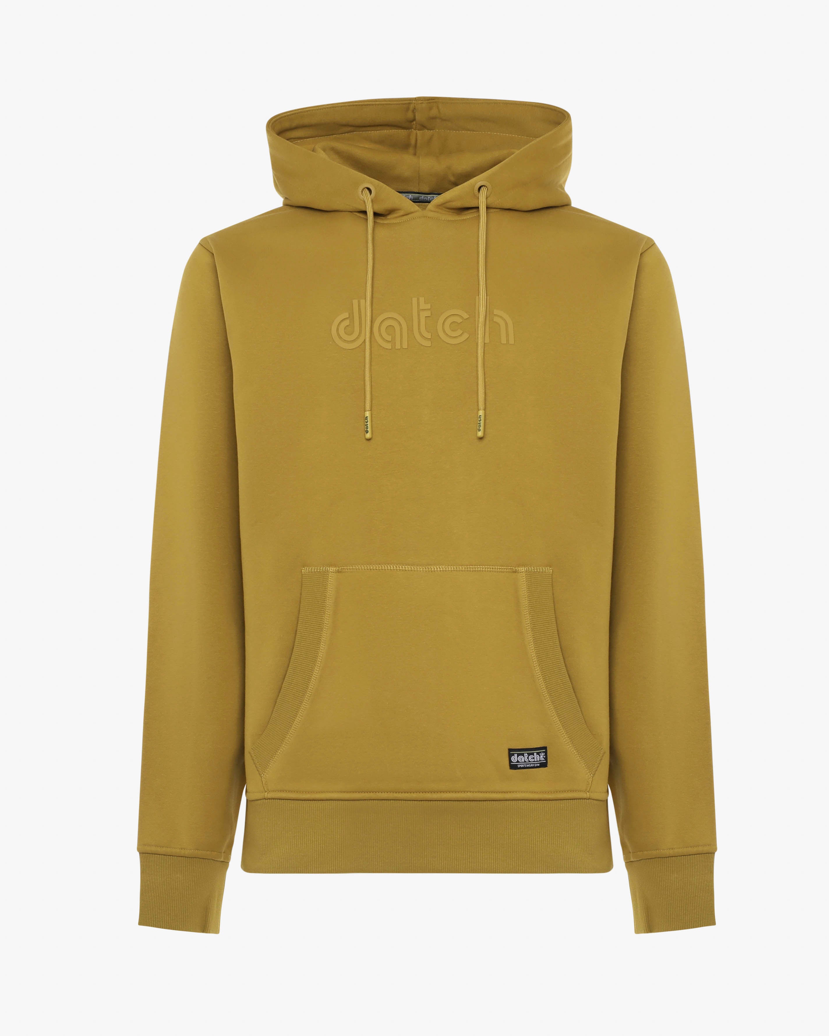 Felpa con cappuccio e logo centrale