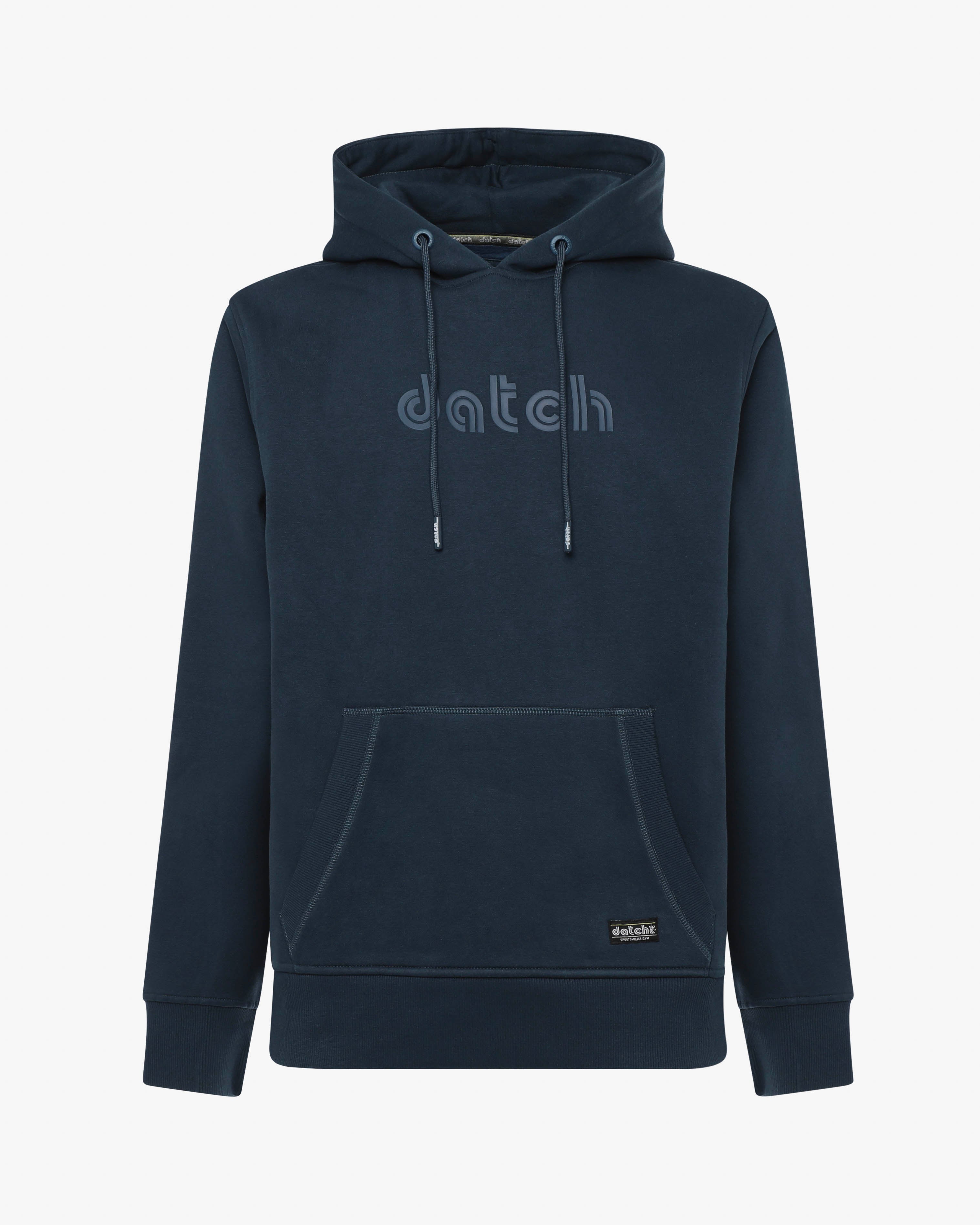 Felpa con cappuccio e logo centrale