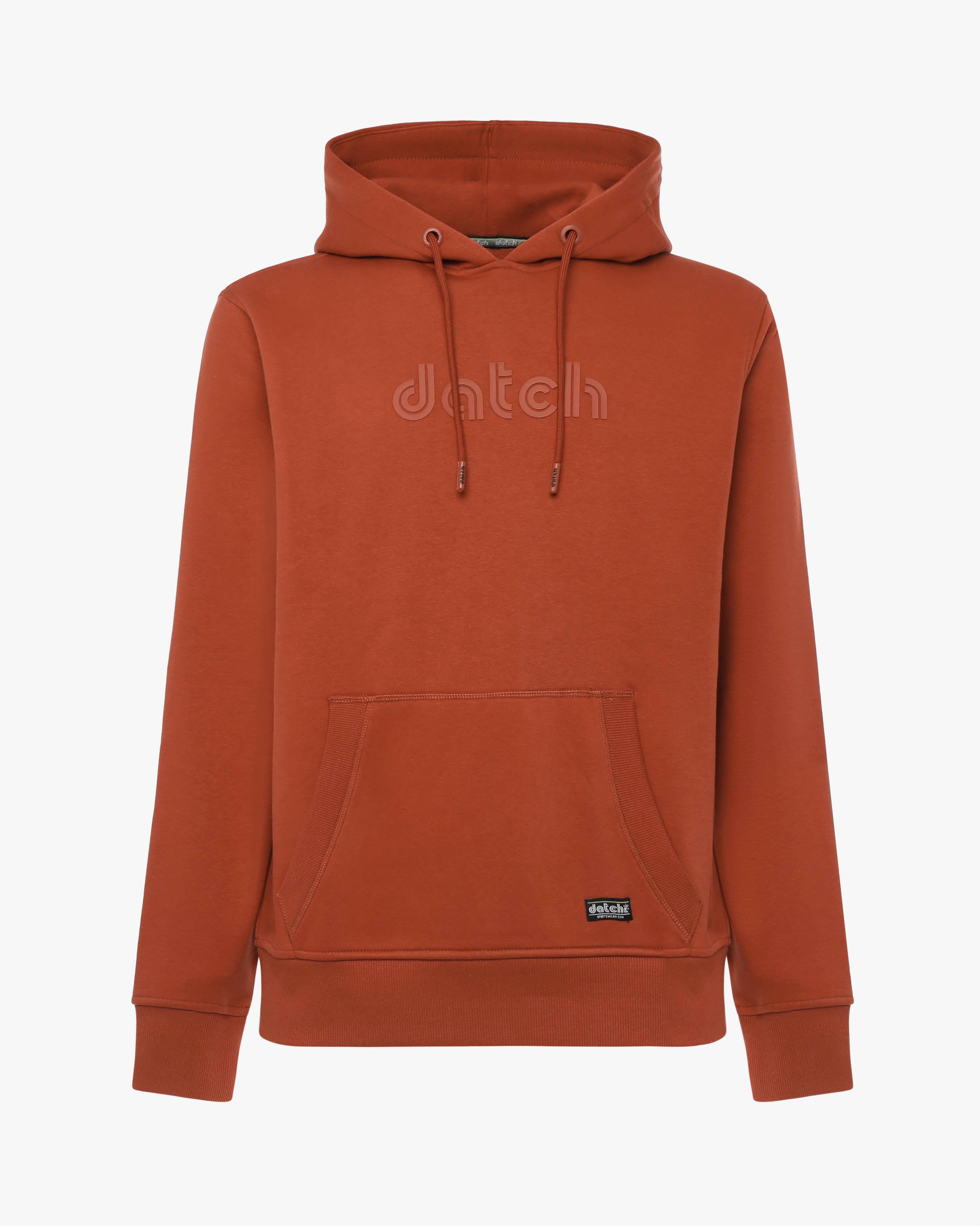 Felpa con cappuccio e logo centrale