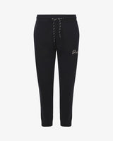 Pantaloni in felpa con ricamo su gamba