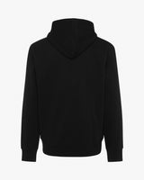 Felpa con zip e micrologo ricamato