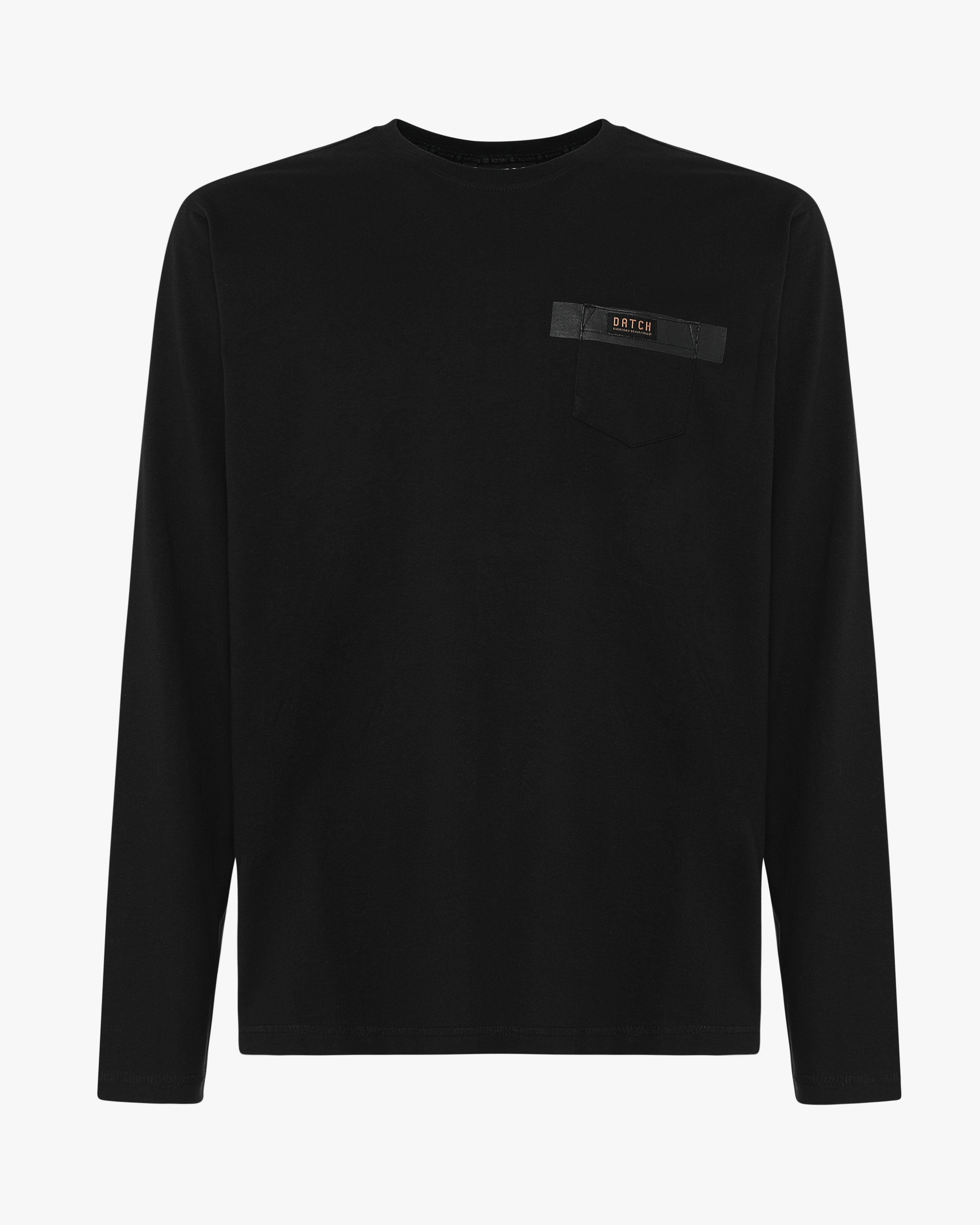 T-shirt manica lunga con taschino
