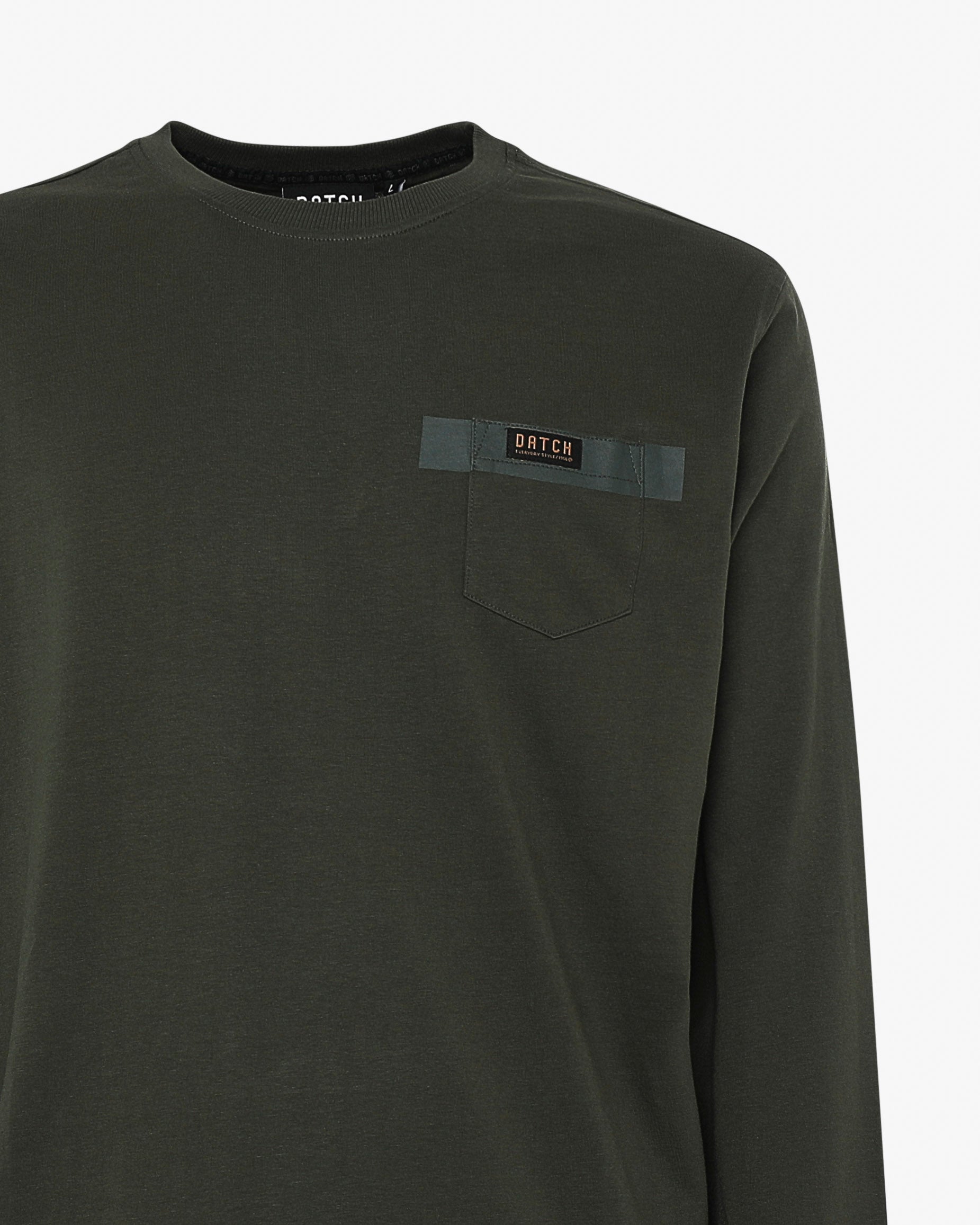 T-shirt manica lunga con taschino
