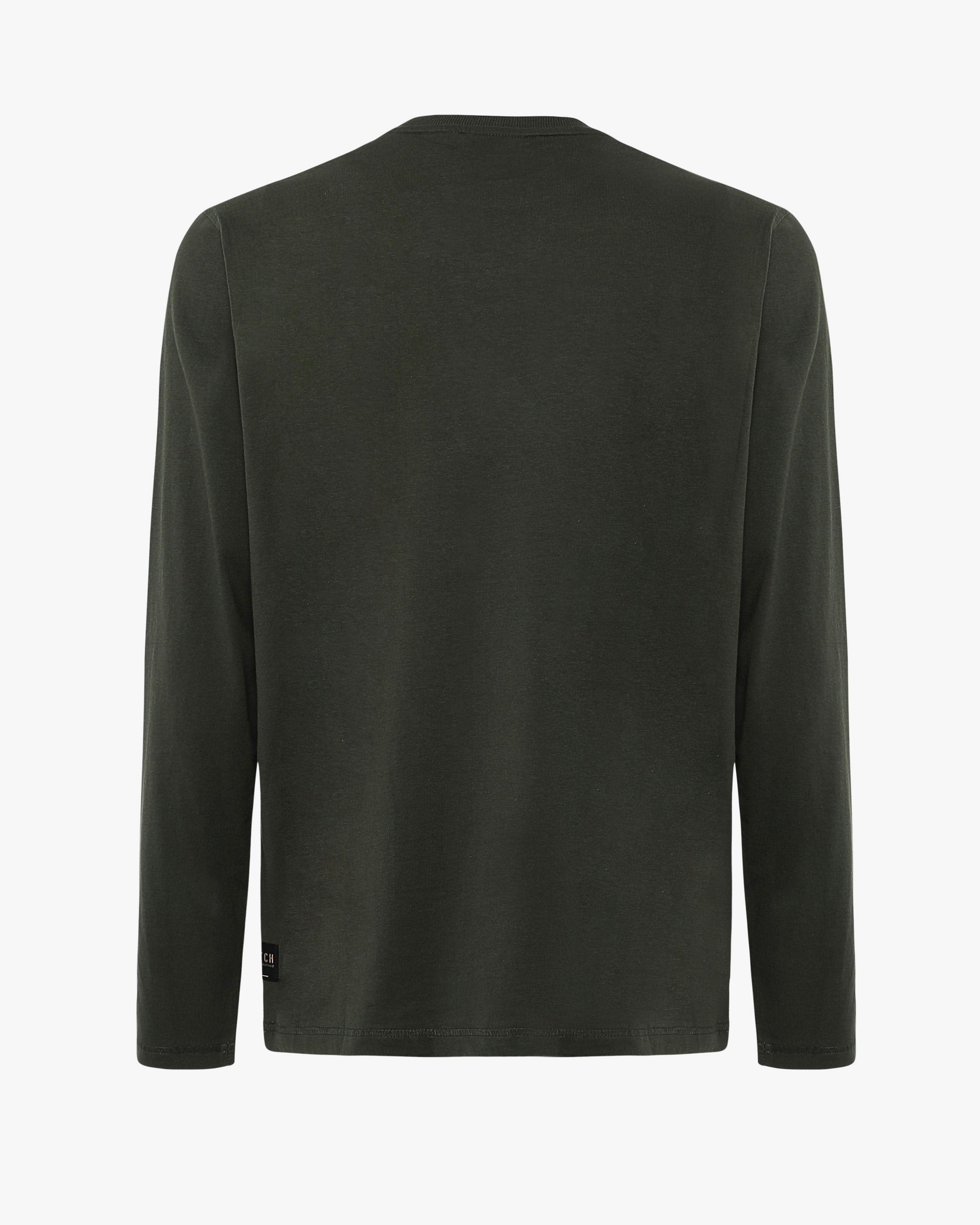 T-shirt manica lunga con taschino