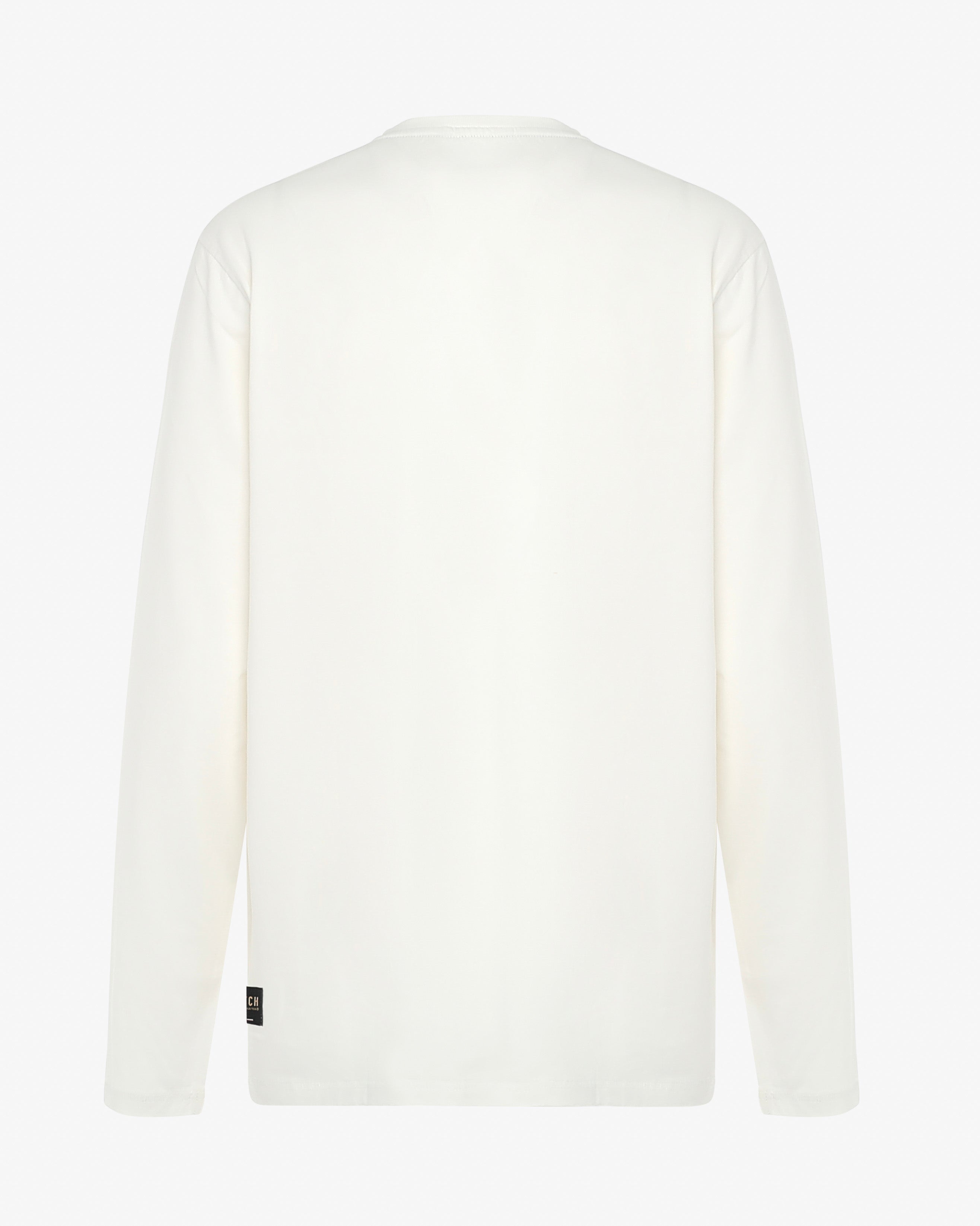 T-shirt manica lunga con stampa sul davanti