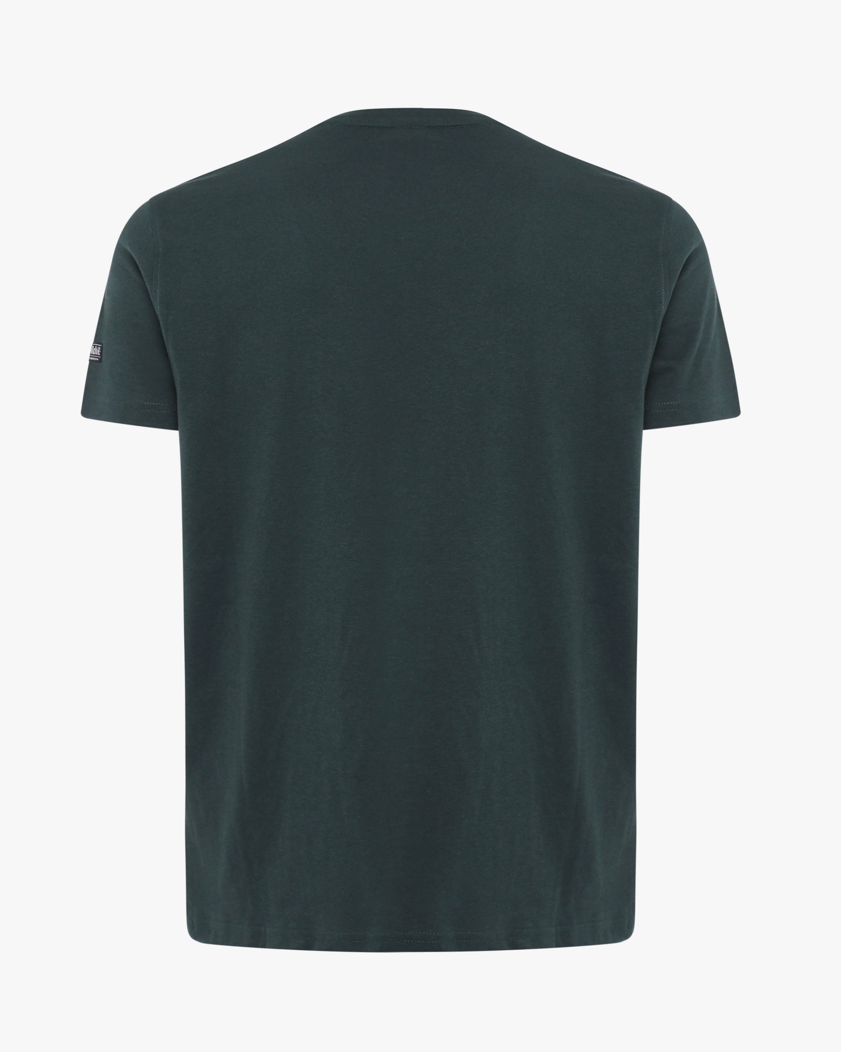 T-shirt con logo centrale tono su tono