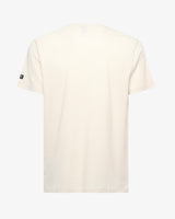 T-shirt con logo centrale tono su tono