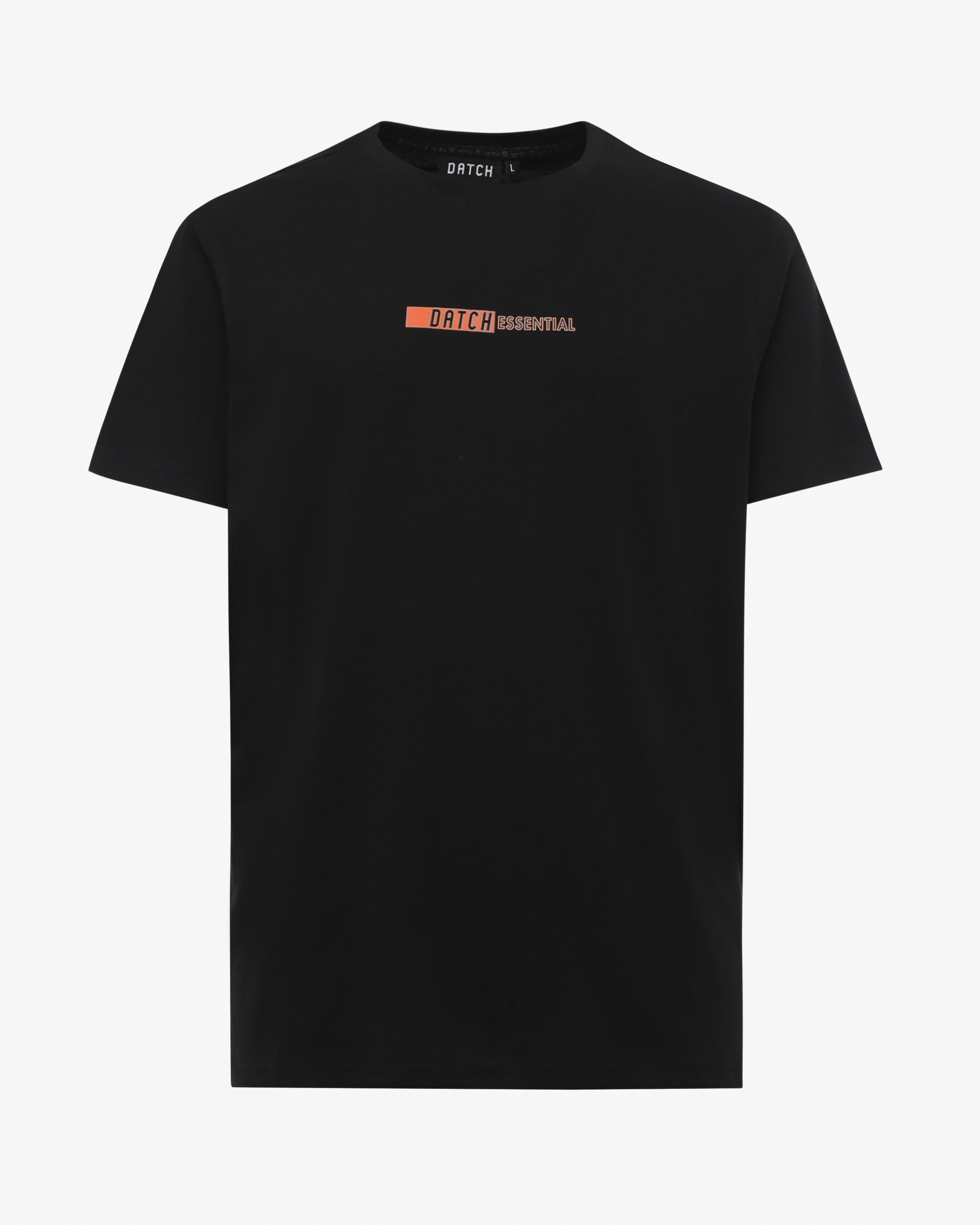 T-shirt girocollo con stampa centrale