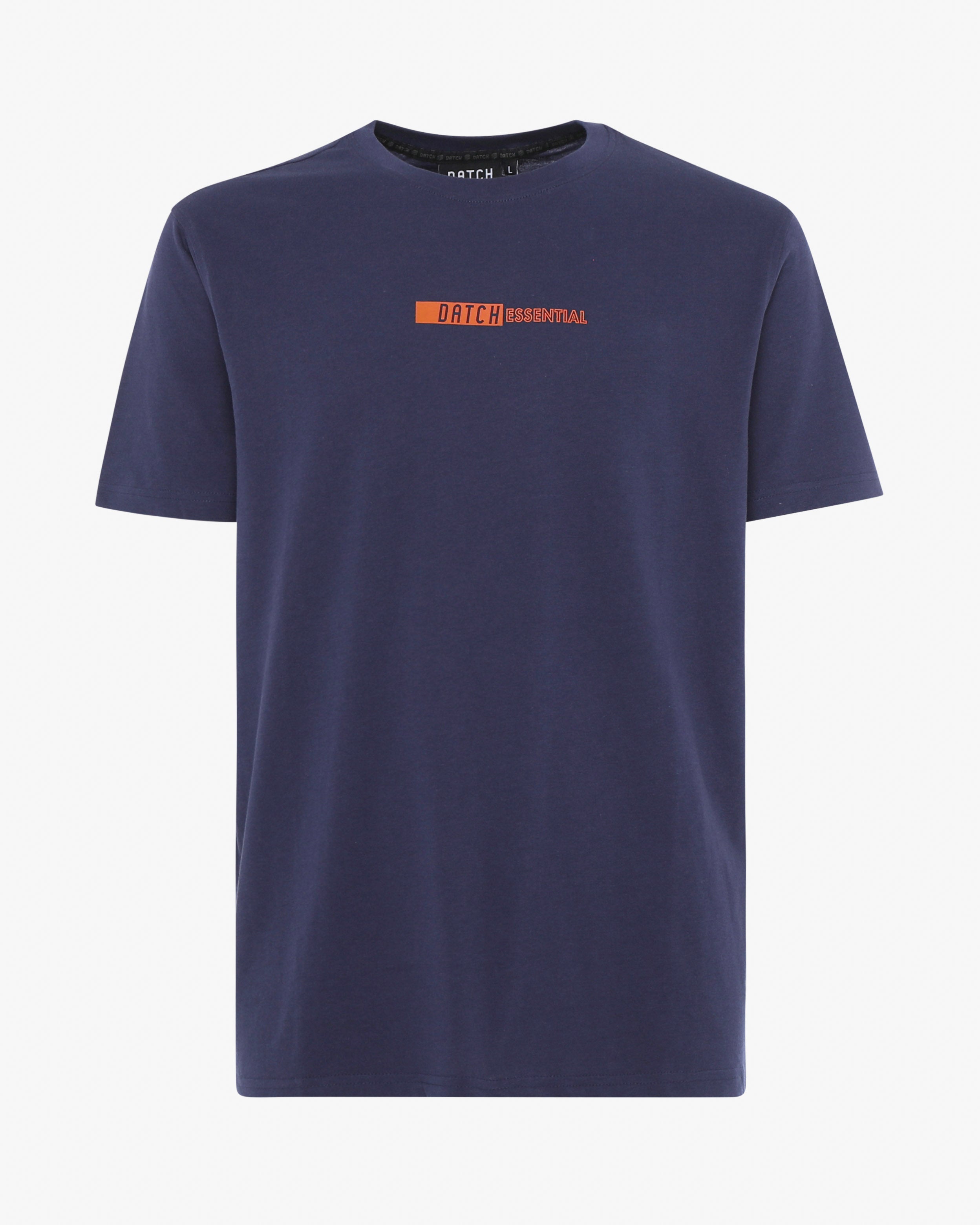 T-shirt girocollo con stampa centrale
