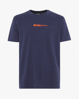 T-shirt girocollo con stampa centrale