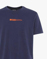 T-shirt girocollo con stampa centrale