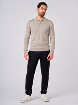Maglia polo manica lunga