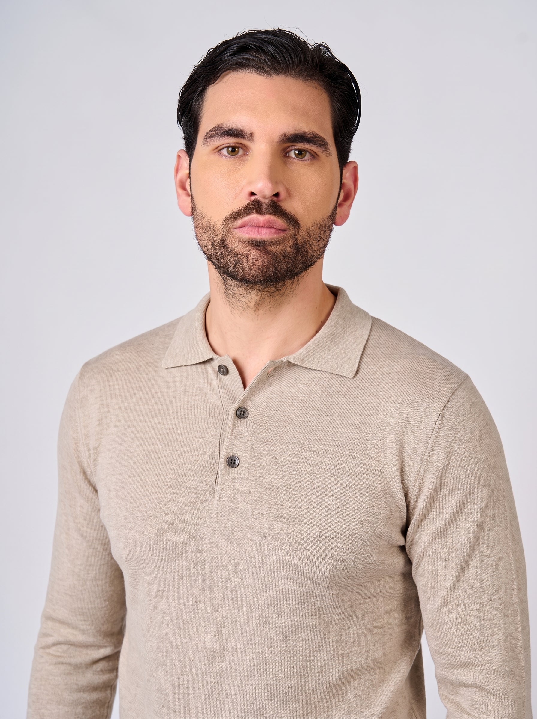 Maglia polo manica lunga