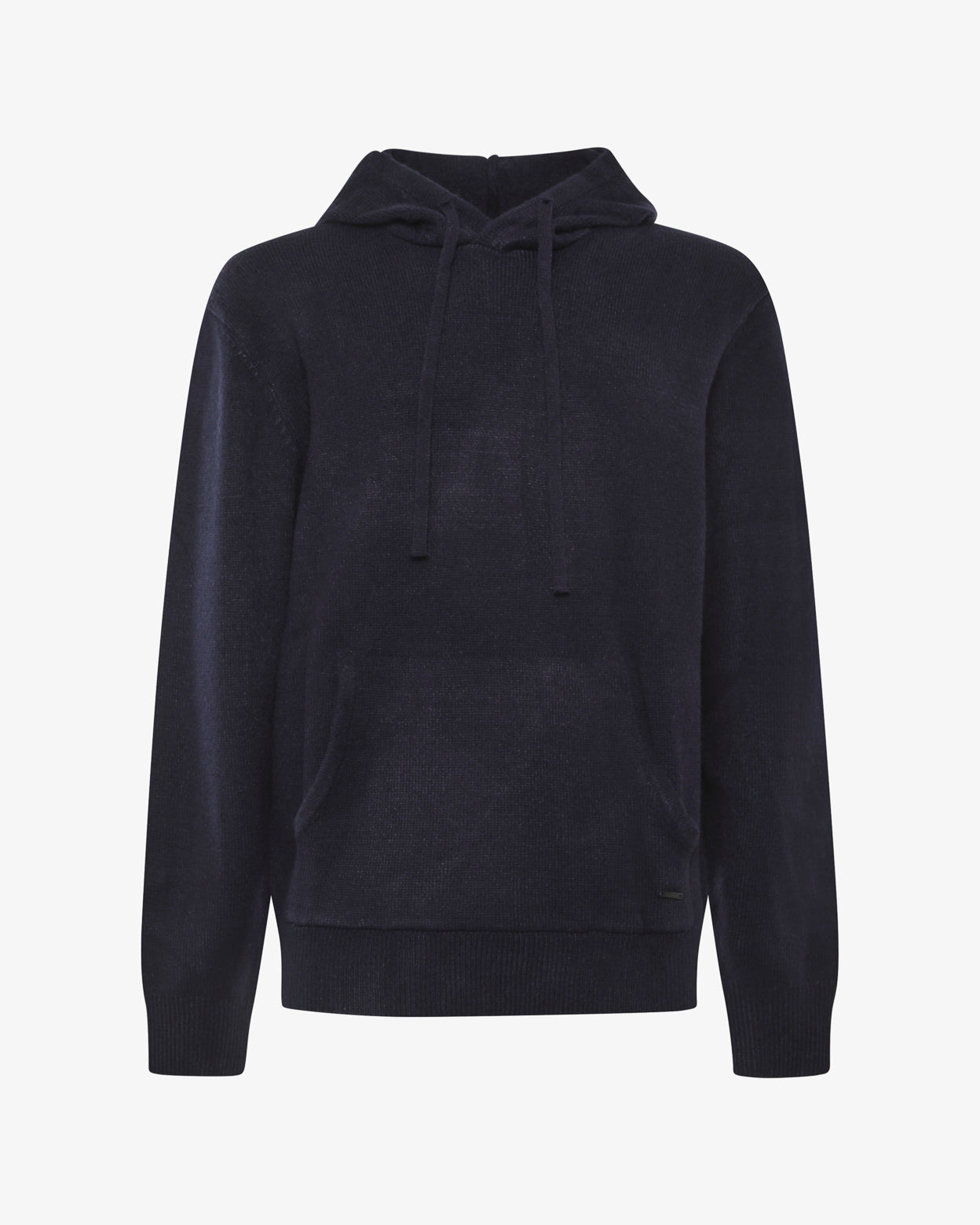 Maglia con cappuccio e polsini a coste