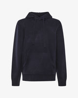 Maglia con cappuccio e polsini a coste