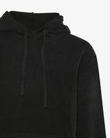 Maglia con cappuccio e polsini a coste