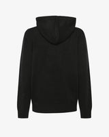 Maglia con cappuccio e polsini a coste