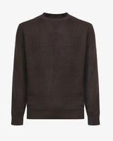 Maglia lupetto con polsi a coste