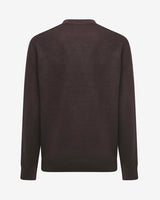 Maglia lupetto con polsi a coste