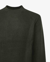 Maglia lupetto con polsi a coste