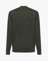 Maglia lupetto con polsi a coste