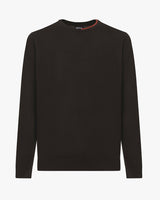 Maglia girocollo con dettaglio "Tartan"