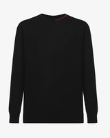 Maglia girocollo con dettaglio "Tartan"
