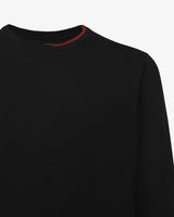 Maglia girocollo con dettaglio "Tartan"
