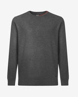 Maglia girocollo con dettaglio "Tartan"