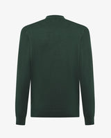 Maglia con lupetto a costine "Colour Block"