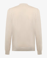 Maglia con lupetto a costine "Colour Block"