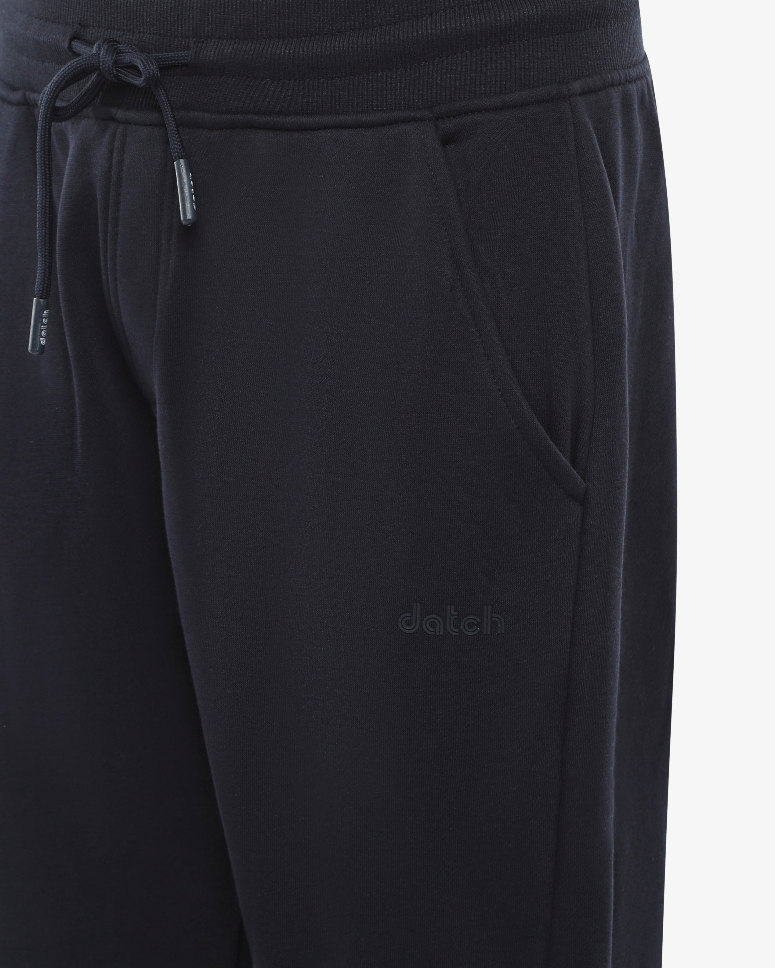 Pantaloni in felpa con fondo a coste