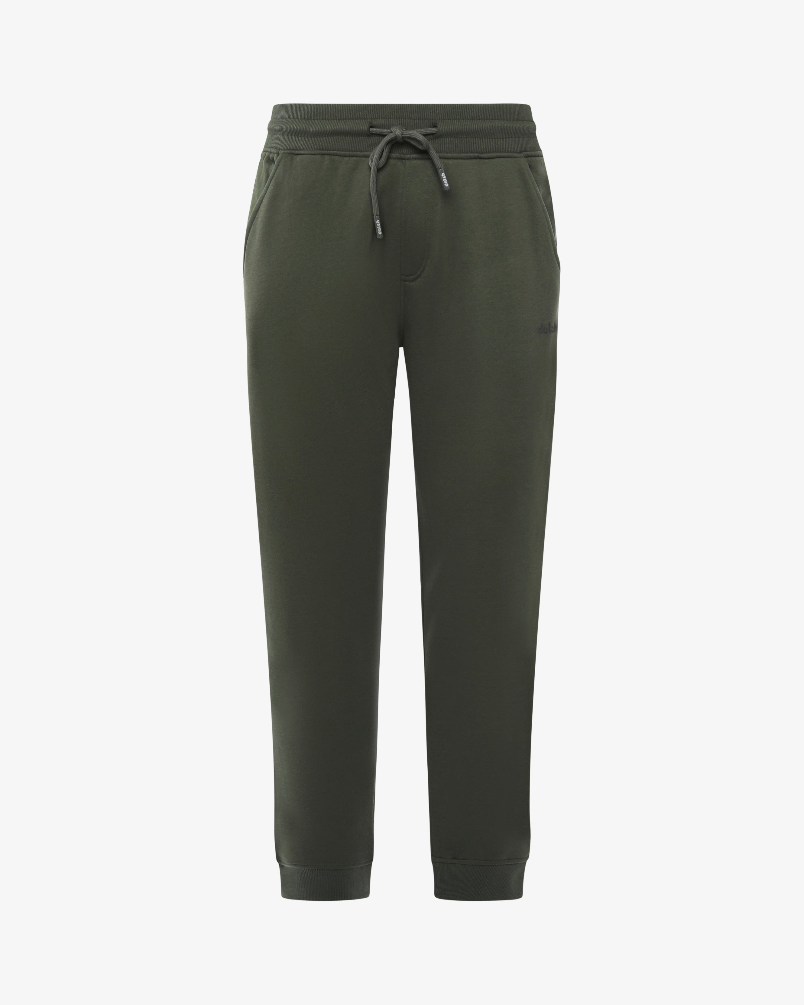 Pantaloni in felpa con fondo a coste