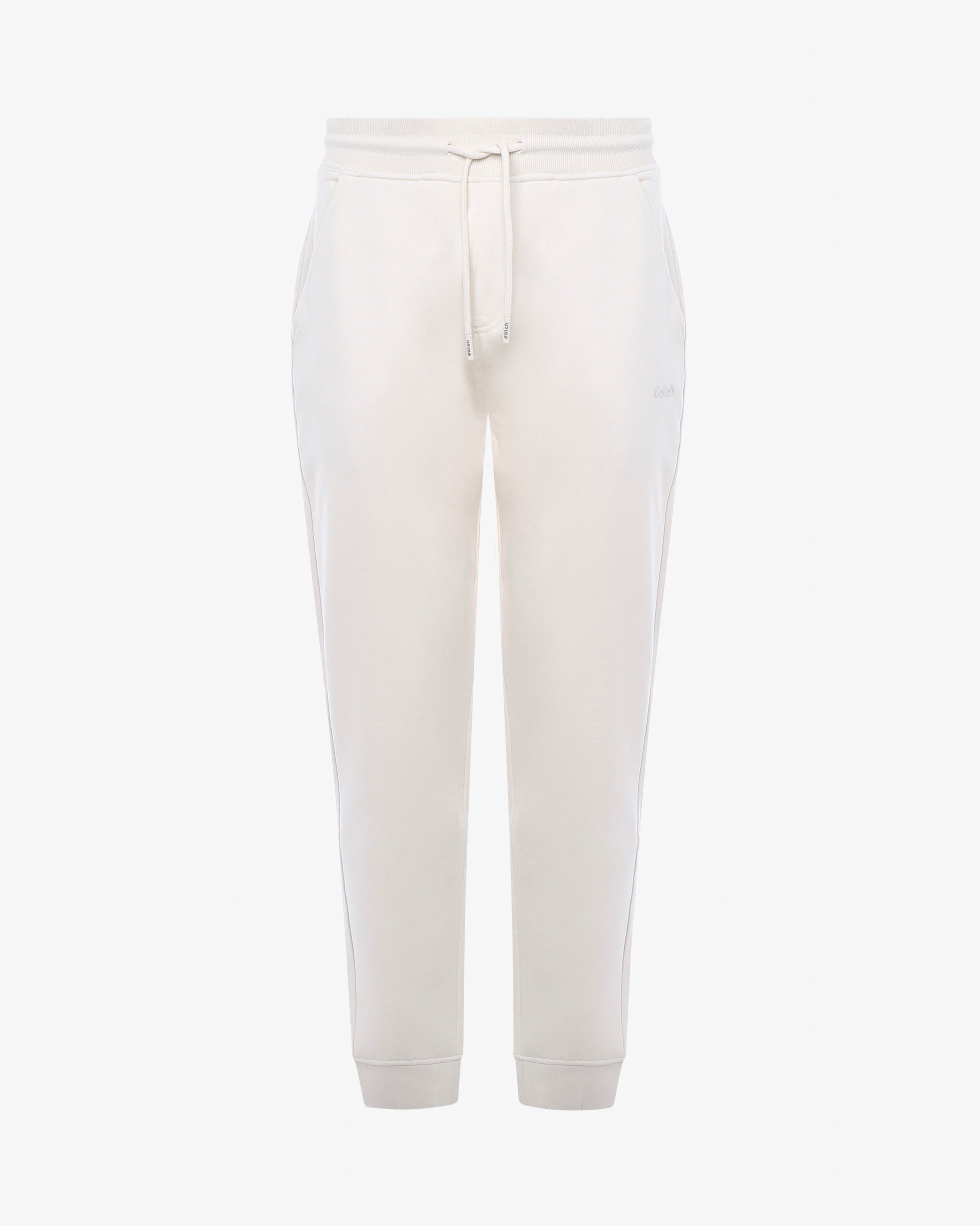 Pantaloni in felpa con fondo a coste
