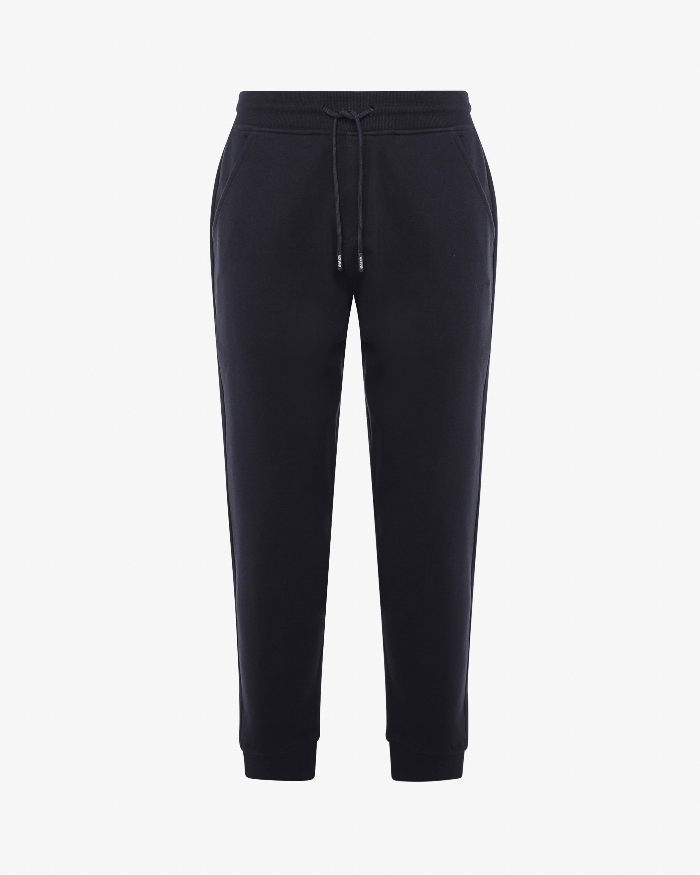 Pantaloni in felpa con fondo a coste