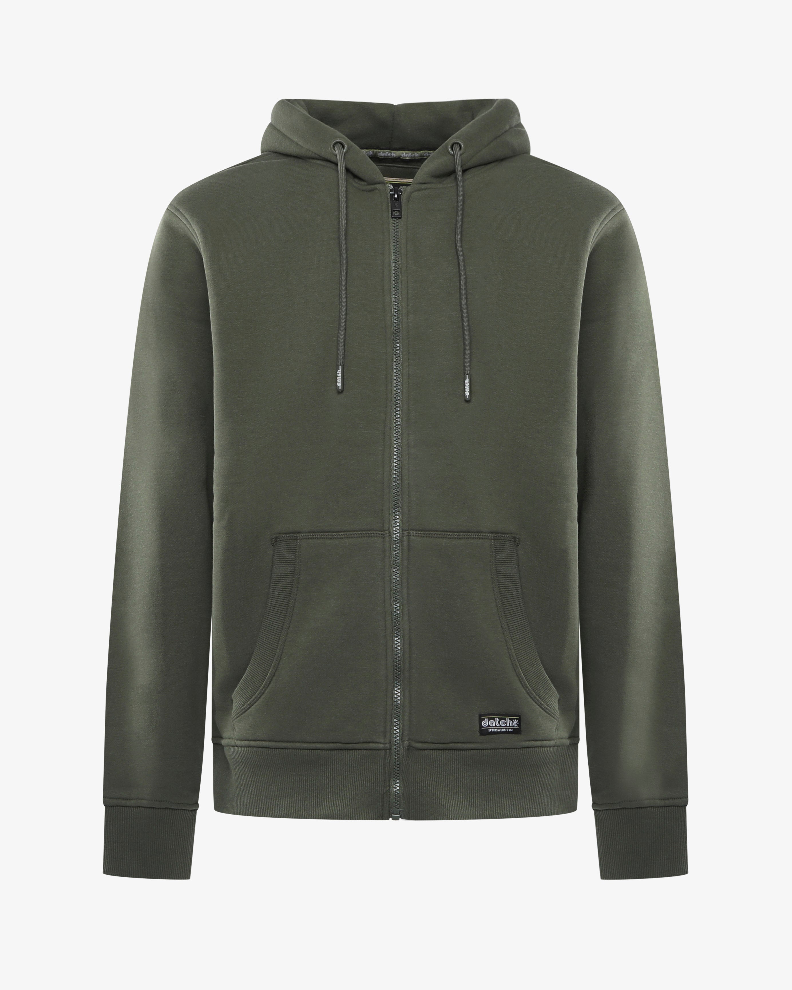 Felpa con zip e cappuccio