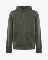 Felpa con zip e cappuccio