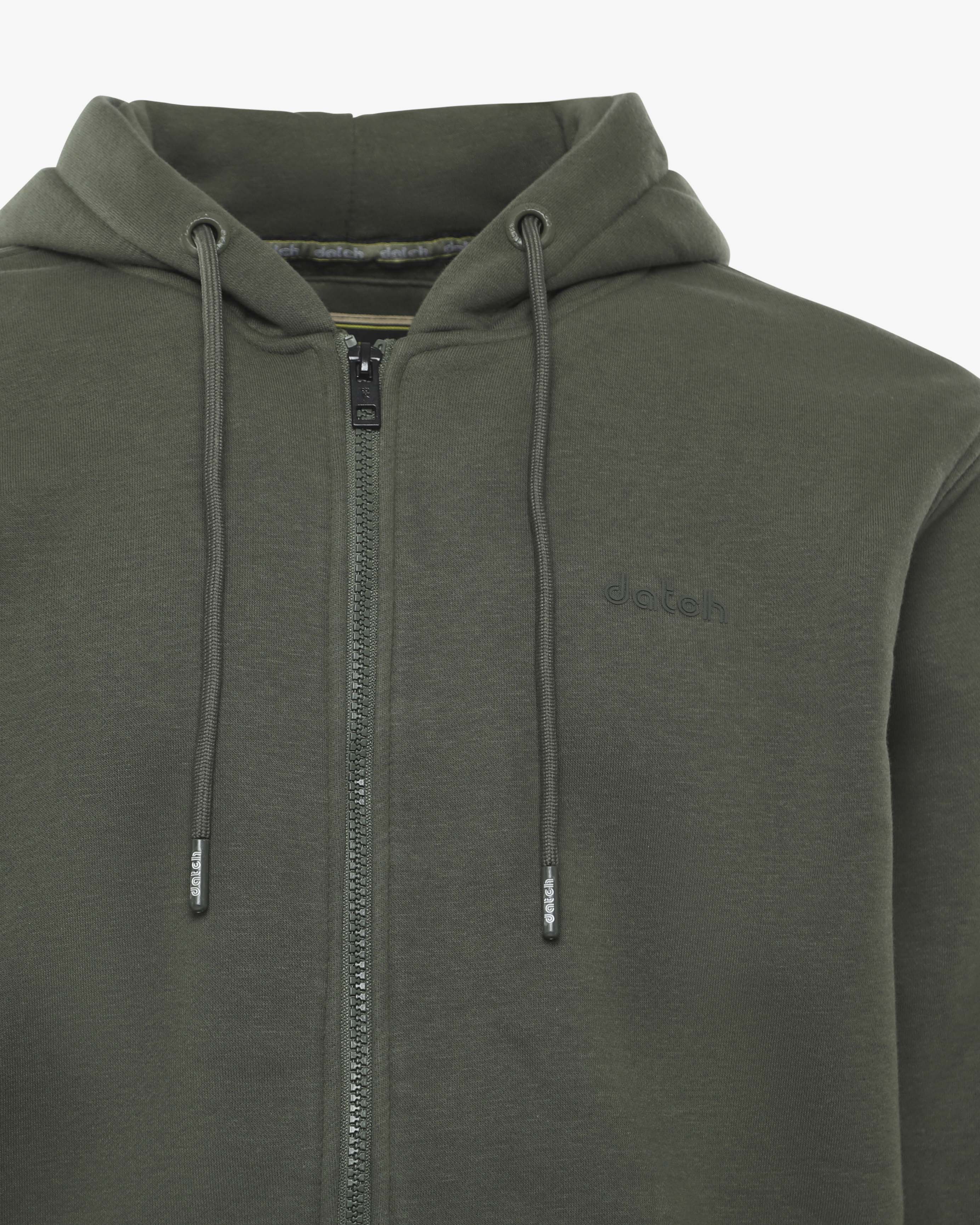 Felpa con zip e cappuccio