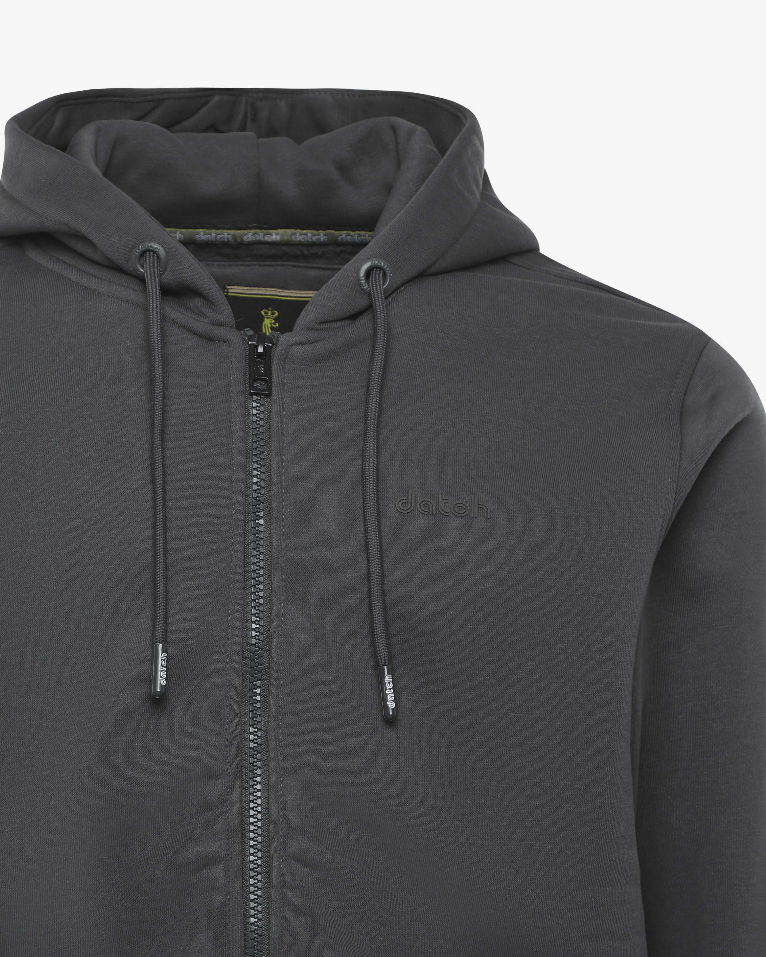 Felpa con zip e cappuccio