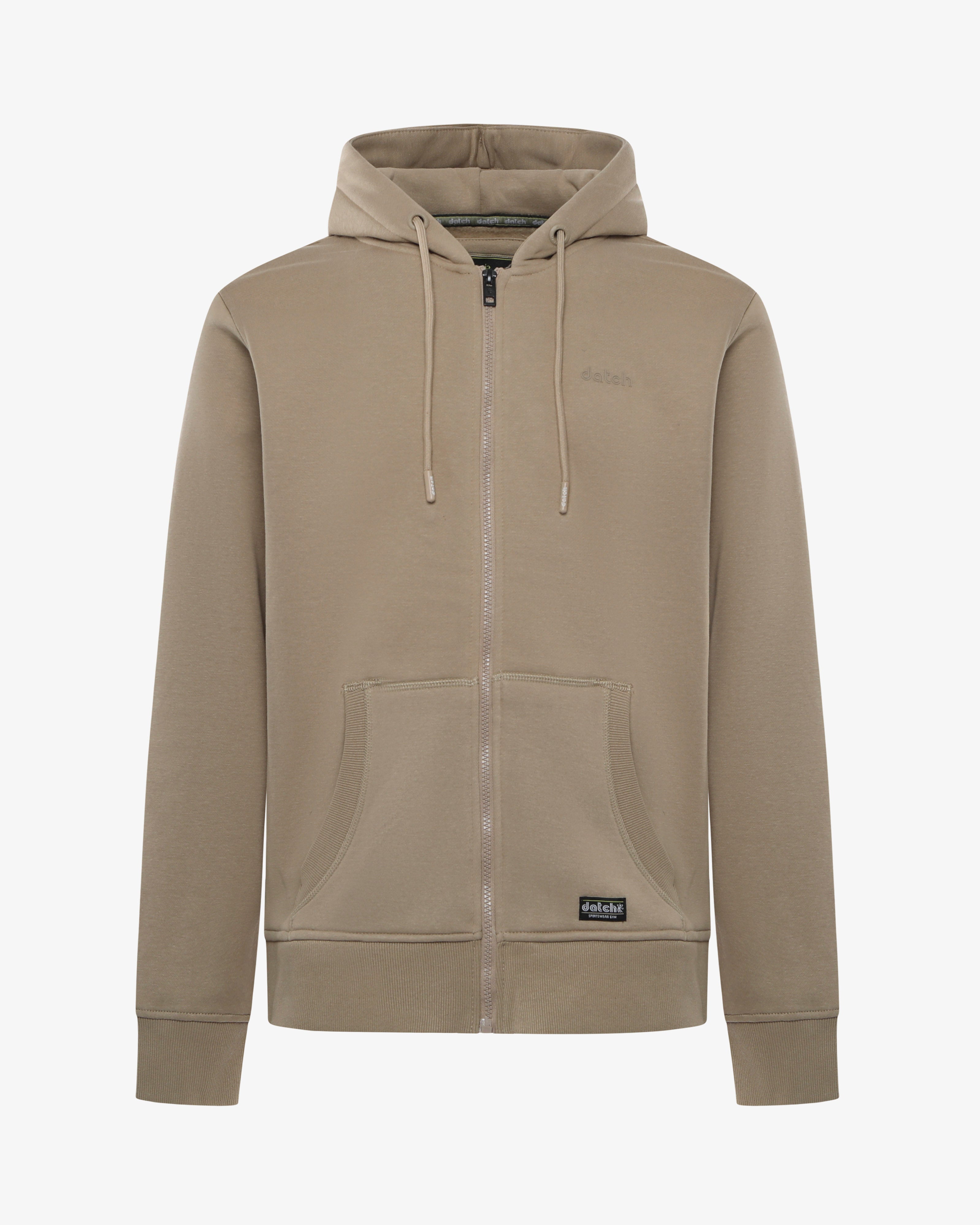 Felpa con zip e cappuccio