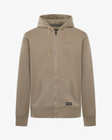 Felpa con zip e cappuccio