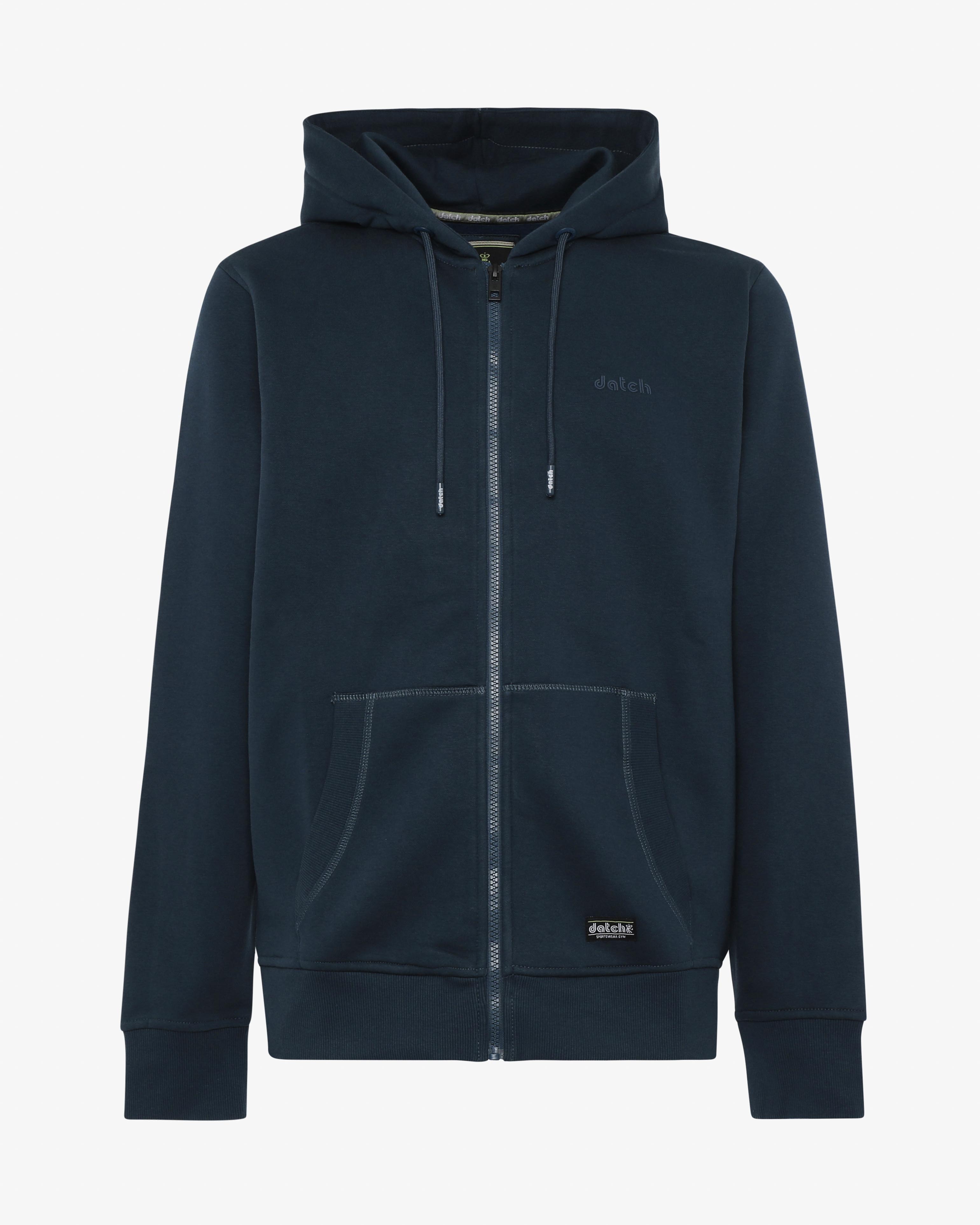 Felpa con zip e cappuccio