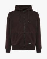 Felpa con zip e cappuccio