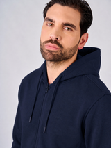 Felpa con zip e cappuccio
