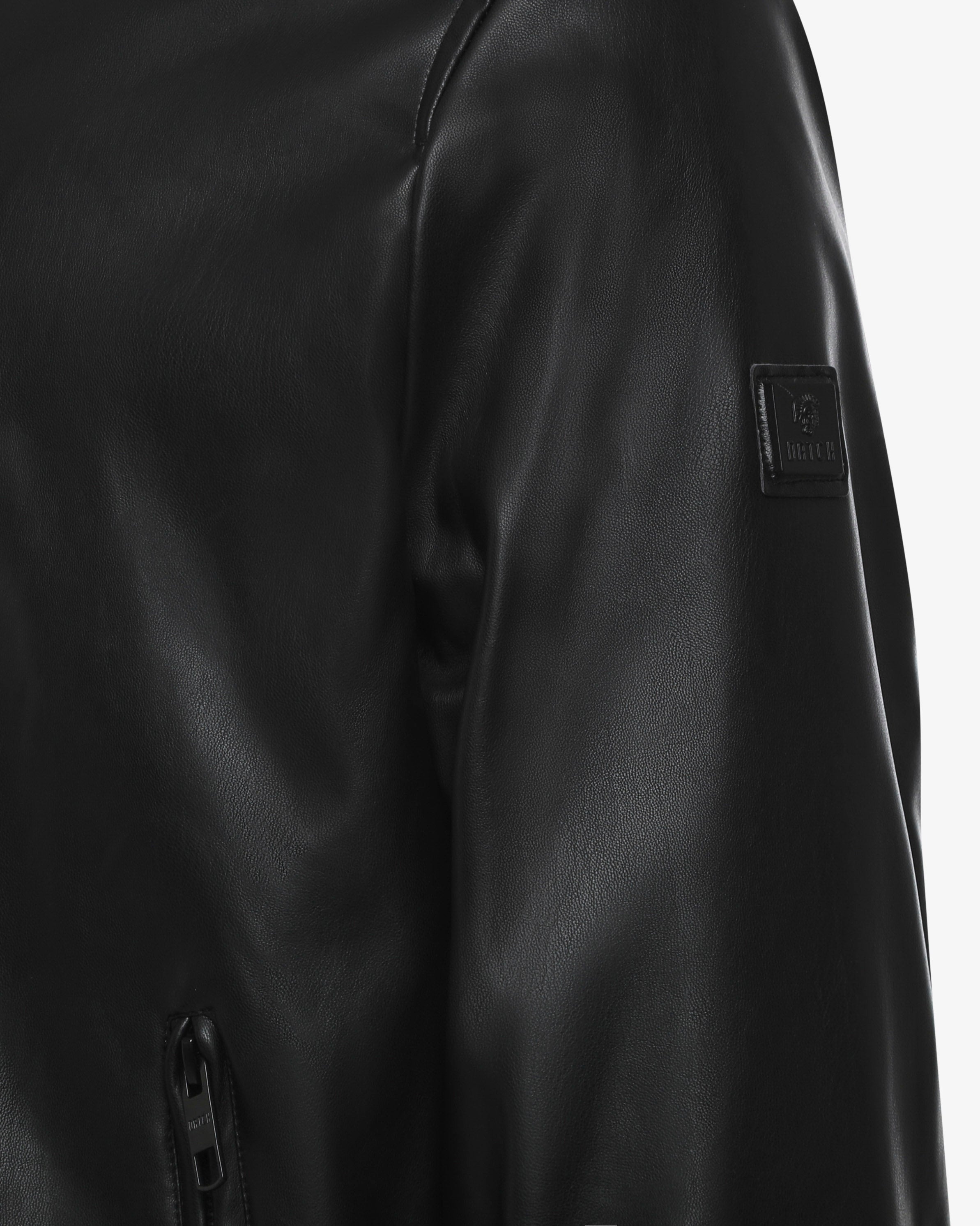 Giubbotto similpelle con zip